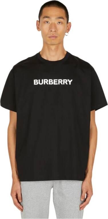 Burberry T-shirts Zwart Heren