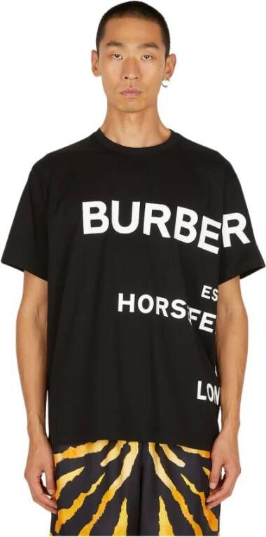 Burberry T-Shirts Zwart Heren