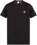 Burberry Logo Geborduurd T-shirt Black Heren - Thumbnail 1