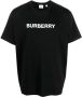 Burberry Zwarte Crewneck T-shirts en Polos met Lettering Black Heren - Thumbnail 1