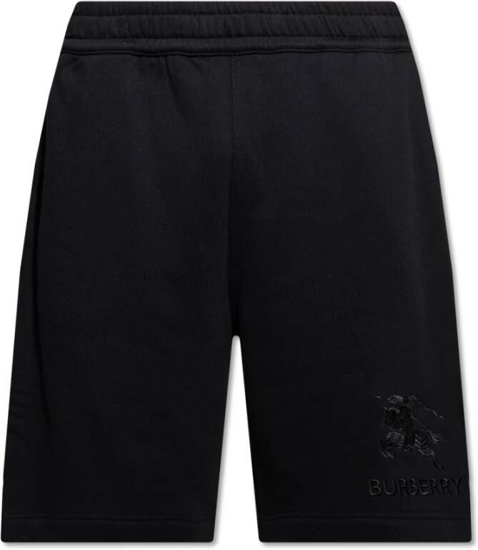 Burberry Taylor shorts met logo Black Heren