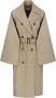Burberry Dubbelbreasted regenjas van katoenen gabardine Beige Dames - Thumbnail 1
