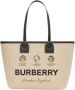 Burberry Beige Schoudertas met Vintage Check Voering Beige Dames - Thumbnail 3
