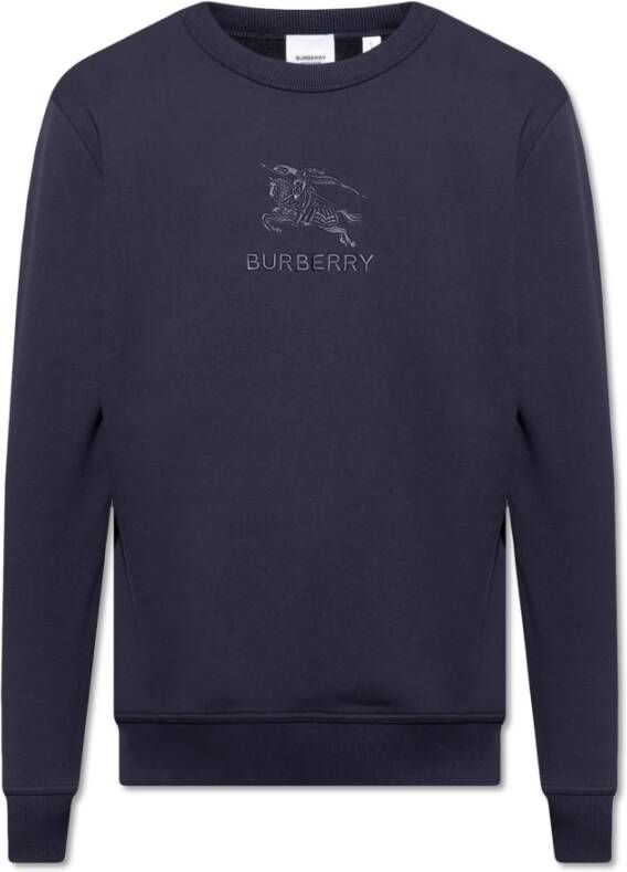 Burberry Blauwe Sweatshirts voor Heren Aw23 Blue Heren
