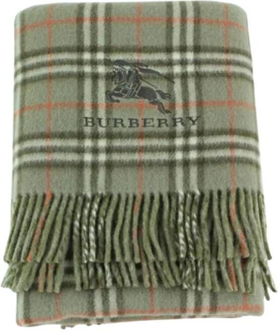 Burberry Vintage Gebruikte sjaal Groen Dames