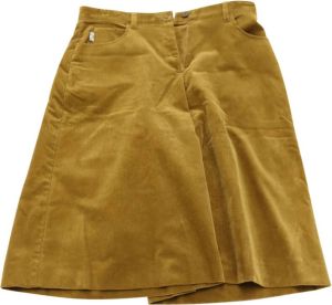 Burberry Vintage Pre-eigendom Culotte shorts Bruin Dames