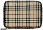 Burberry Vintage Pre-owned Canvas clutches Beige Dames - Thumbnail 1