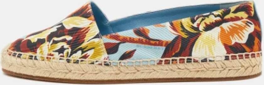 Burberry Vintage Pre-owned Canvas espadrilles Meerkleurig Dames