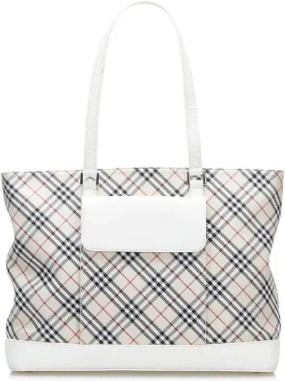 Burberry Vintage Pre-owned Canvas totes Beige Dames