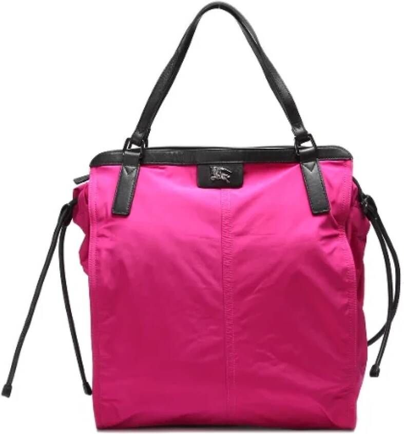 Burberry Vintage Pre-owned Canvas totes Roze Dames