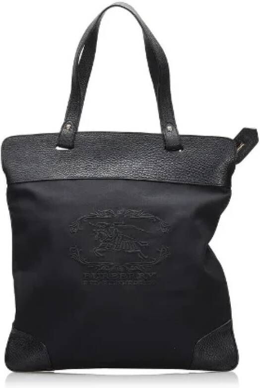 Burberry Vintage Pre-owned Canvas totes Zwart Dames