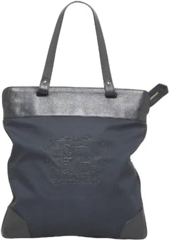 Burberry Vintage Pre-owned Canvas totes Zwart Dames