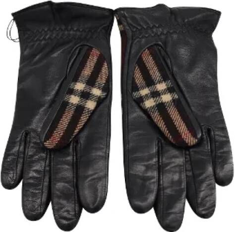 Burberry Vintage Pre-owned Cashmere gloves Bruin Unisex