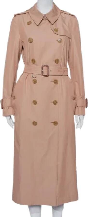 Burberry Vintage Pre-owned Coats Roze Dames
