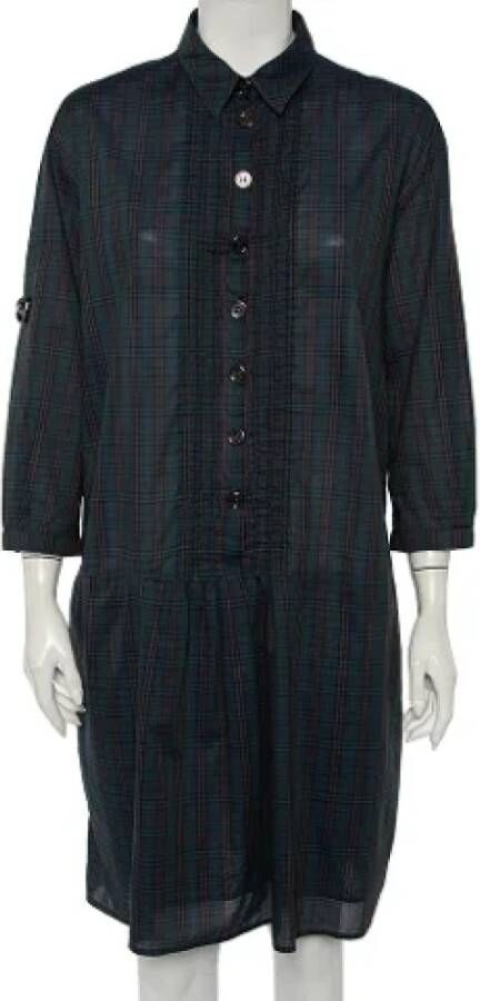 Burberry Vintage Pre-owned Cotton dresses Groen Dames