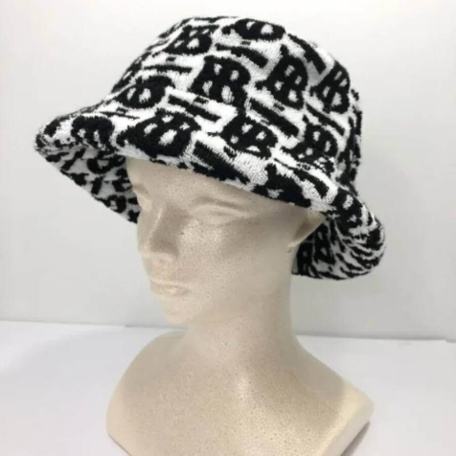 Burberry Vintage Pre-owned Cotton hats Zwart Dames