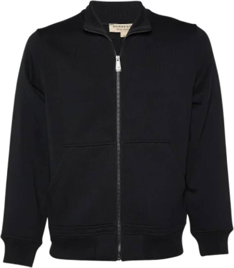 Burberry Vintage Pre-owned Cotton outerwear Zwart Dames