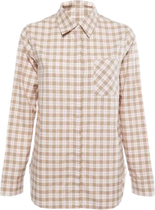 Burberry Vintage Pre-owned Cotton tops Roze Dames