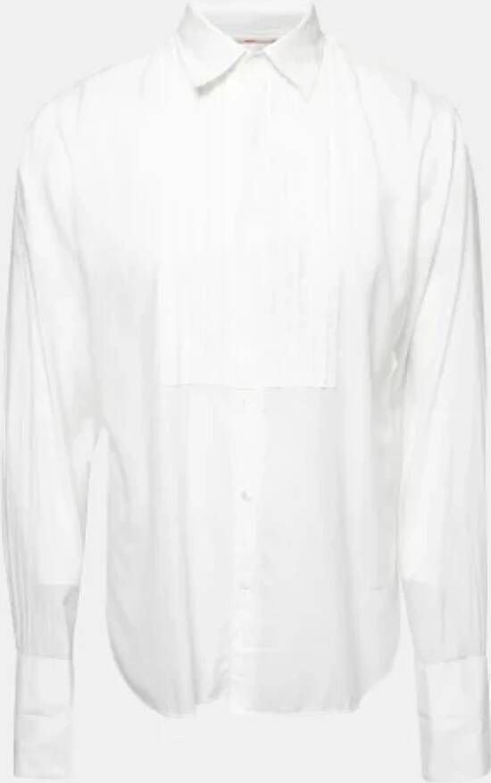 Burberry Vintage Pre-owned Cotton tops White Dames