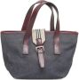 Burberry Vintage Pre-owned Denim handbags Blauw Dames - Thumbnail 1
