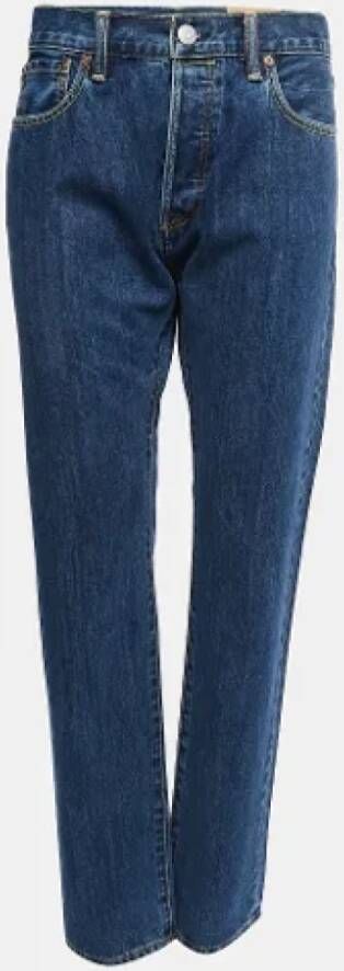 Burberry Vintage Pre-owned Denim jeans Blauw Dames