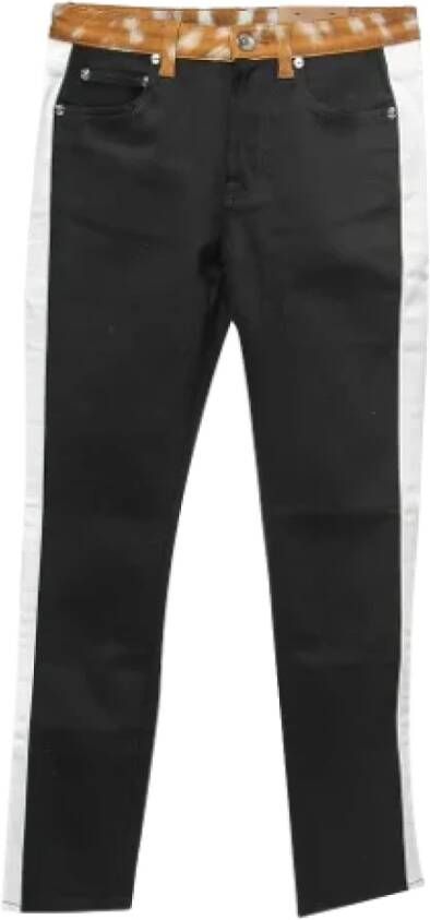 Burberry Vintage Pre-owned Denim jeans Zwart Dames