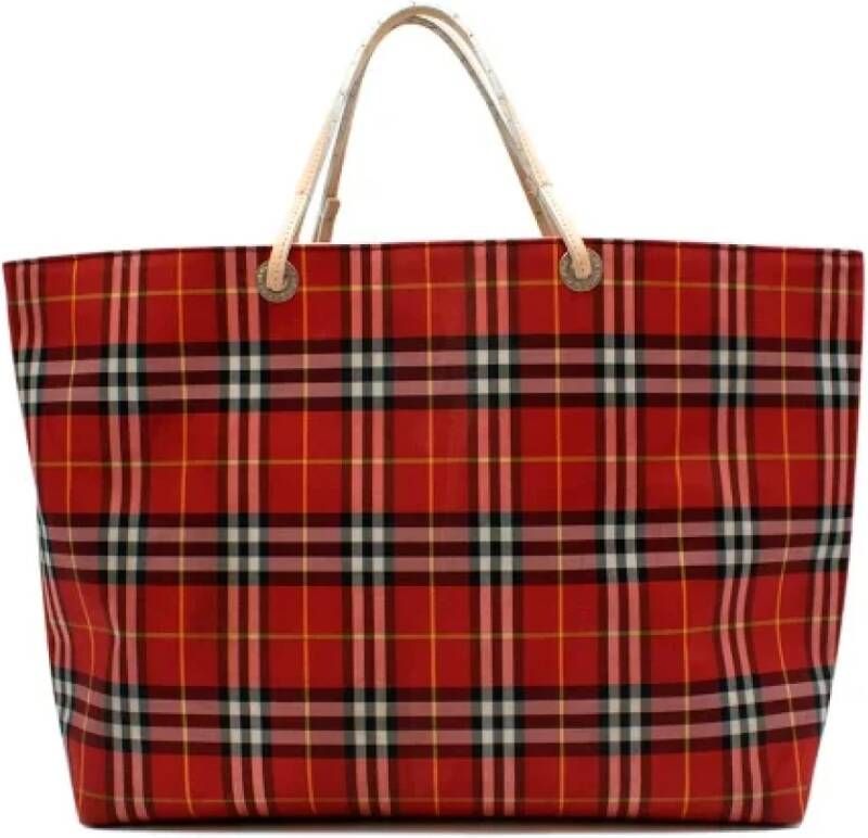 Burberry Vintage Pre-owned Draagtas Rood Dames