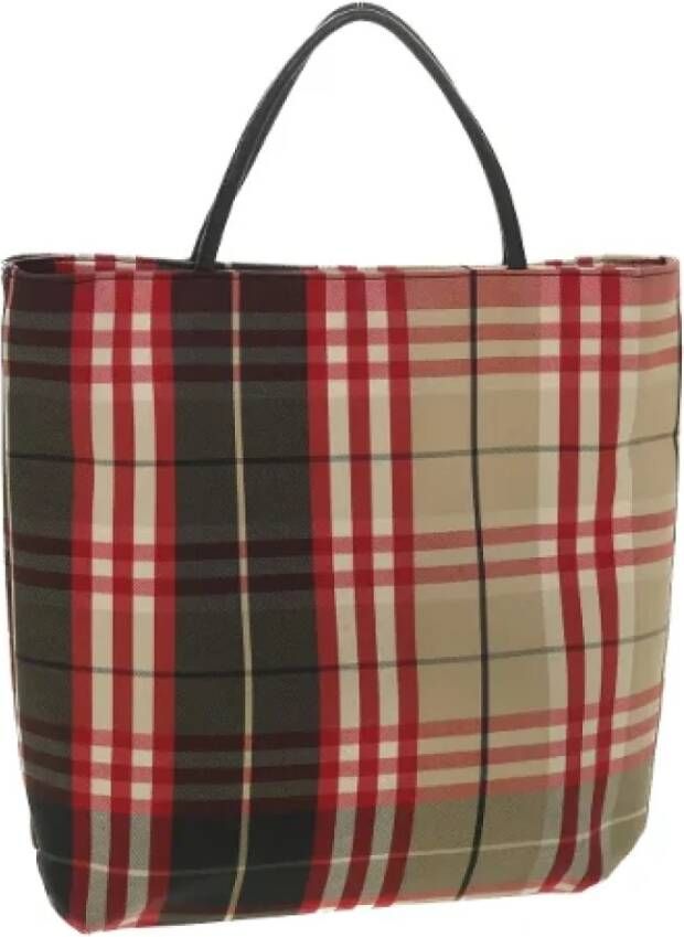 Burberry Vintage Pre-owned Draagtas Rood Dames