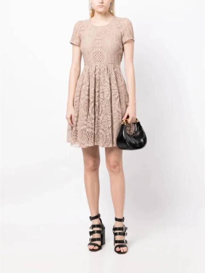 Burberry Vintage Pre-owned Fabric dresses Beige Dames