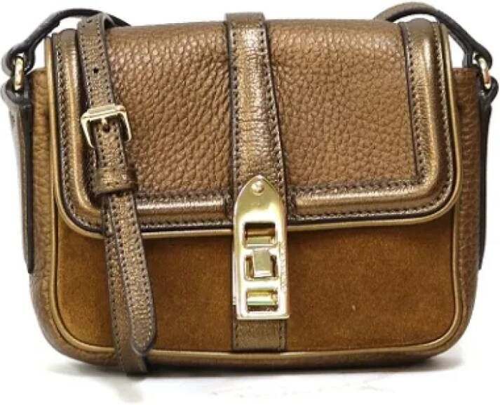Burberry Vintage Pre-owned Fabric handbags Bruin Dames