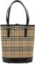 Burberry Vintage Pre-owned Fabric shoulder-bags Brown Dames - Thumbnail 1