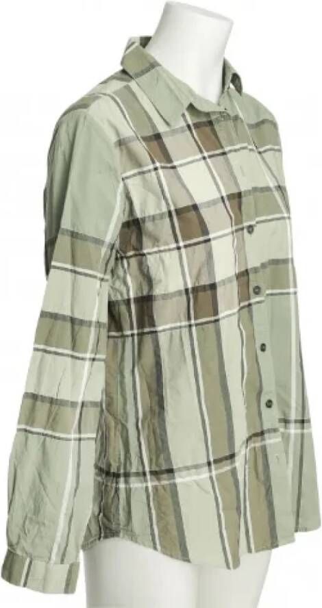 Burberry Vintage Pre-owned Fabric tops Groen Dames