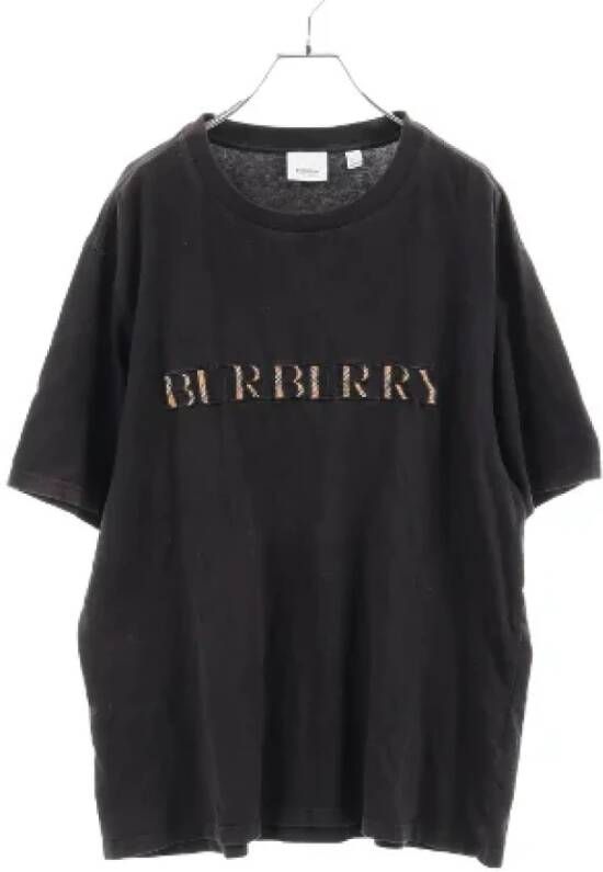 Burberry Vintage Pre-owned Fabric tops Zwart Dames