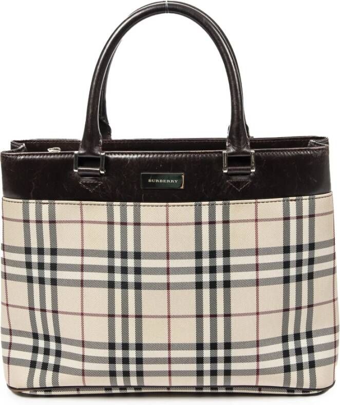 Burberry Vintage Pre-owned Handbags Beige Dames