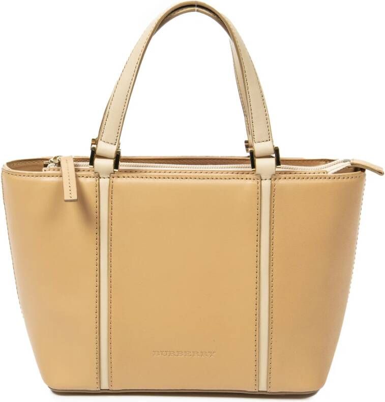 Burberry Vintage Pre-owned Handbags Beige Dames