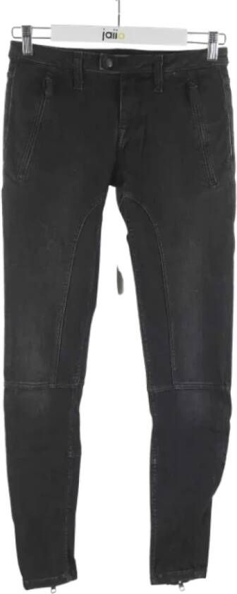 Burberry Vintage Pre-owned Jeans Zwart Dames