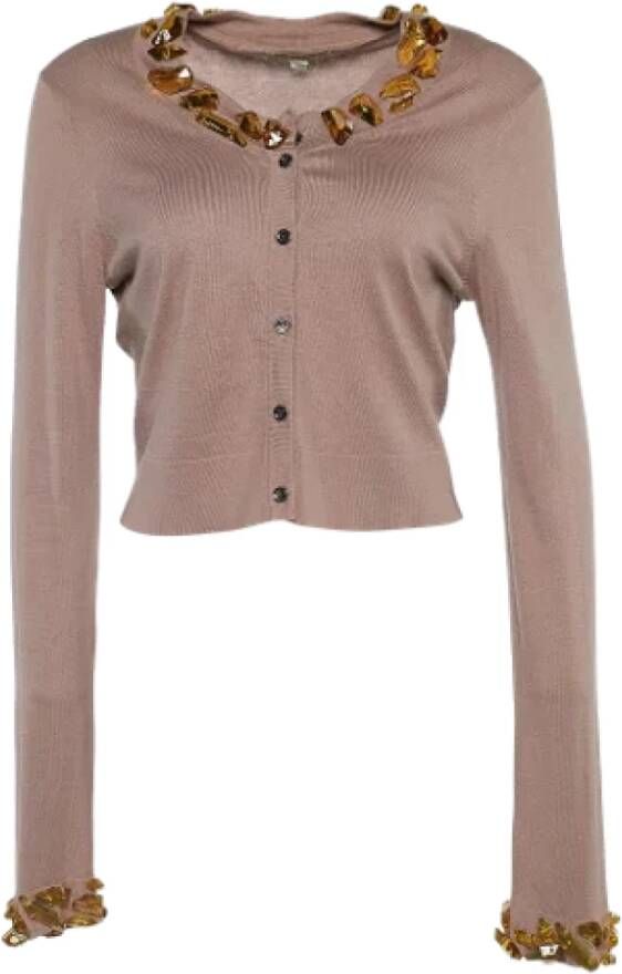Burberry Vintage Pre-owned Knit tops Roze Dames