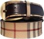 Burberry Vintage Pre-owned Leather belts Bruin Heren - Thumbnail 1