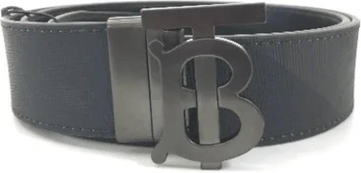 Burberry Vintage Pre-owned Leather belts Zwart Dames