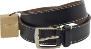 Burberry Vintage Pre-owned Leather belts Zwart Heren
