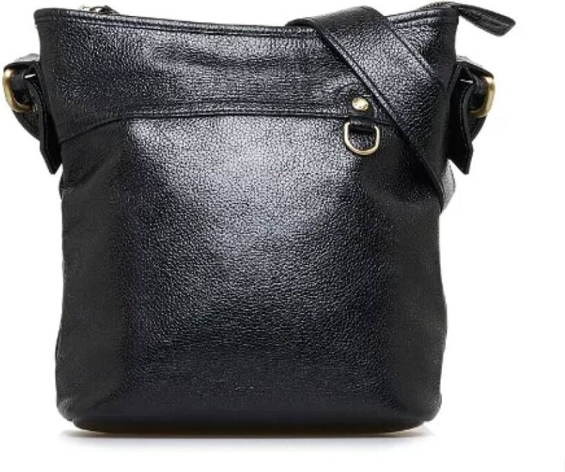 Burberry Vintage Pre-owned Leather crossbody-bags Zwart Dames