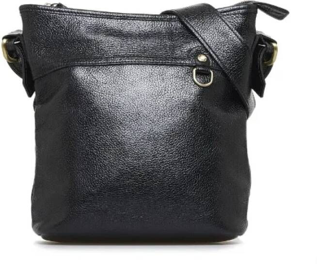 Burberry Vintage Pre-owned Leather crossbody-bags Zwart Dames