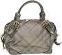 Burberry Vintage Pre-owned Leather handbags Grijs Dames - Thumbnail 1
