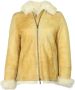 Burberry Vintage Pre-owned Leather outerwear Yellow Dames - Thumbnail 1