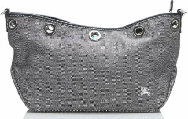 Burberry Vintage Pre-owned Leather shoulder-bags Grijs Dames