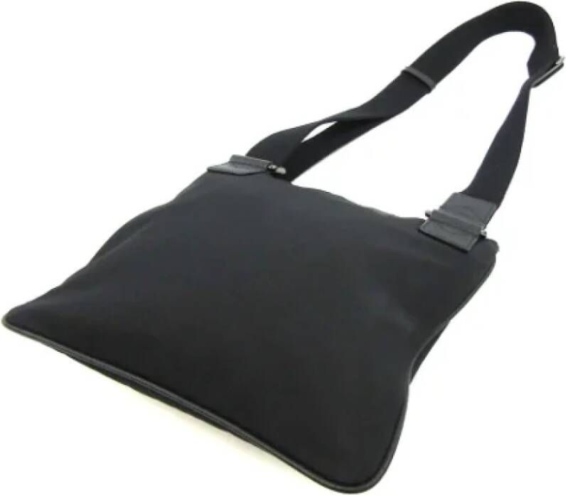 Burberry Vintage Pre-owned Leather shoulder-bags Zwart Dames