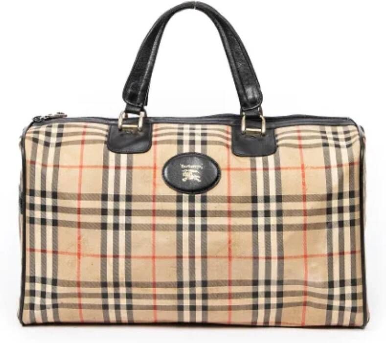 Burberry Vintage Pre-owned Other travel-bags Beige Dames