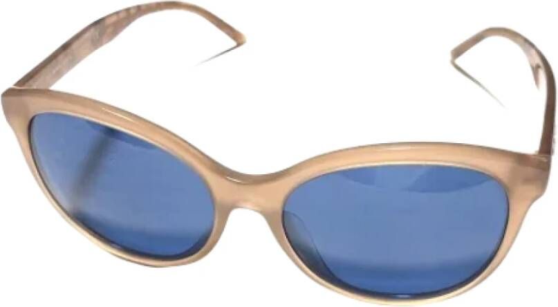 Burberry Vintage Pre-owned Plastic sunglasses Beige Dames