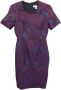 Burberry Vintage Pre-owned Polyester dresses Purple Dames - Thumbnail 1