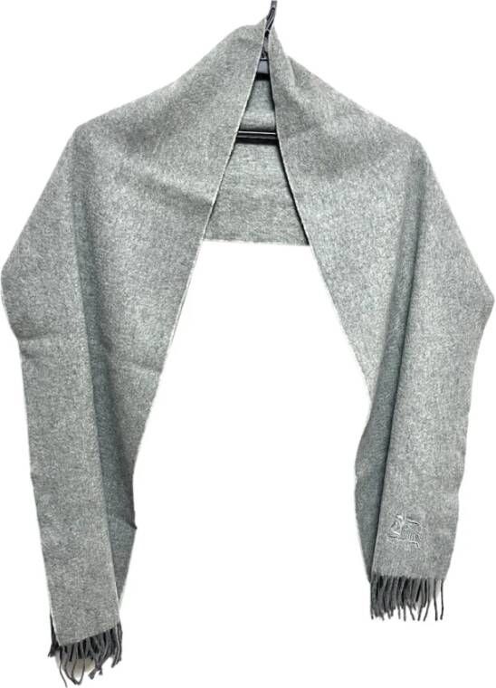 Burberry Vintage Pre-owned Scarves Grijs Dames